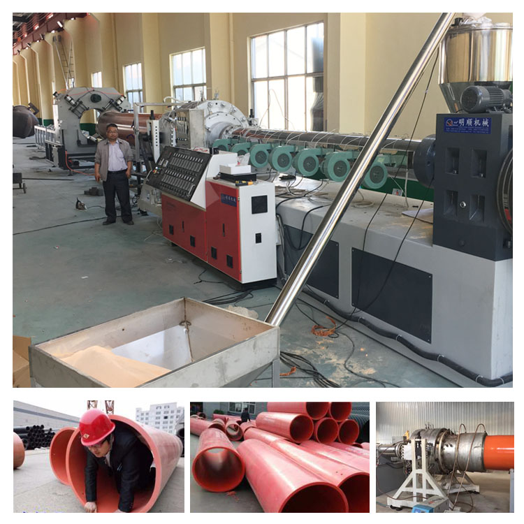 Polymer PE escape pipe production line
