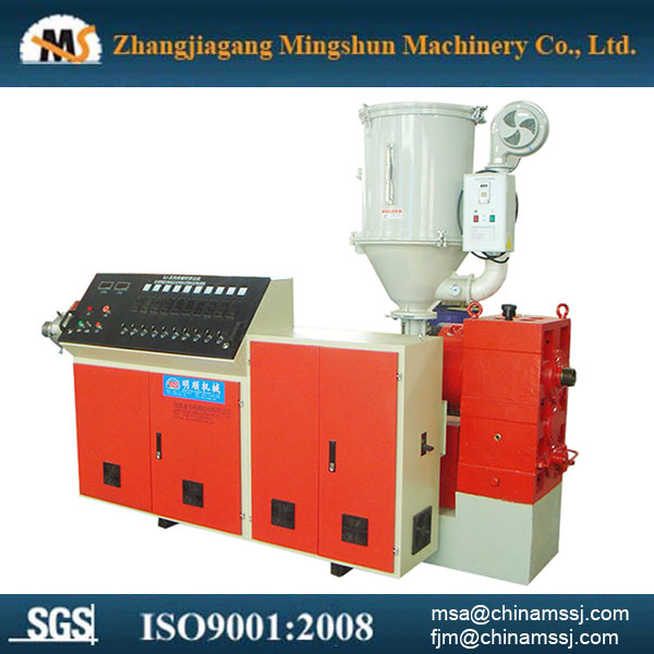 Single screw plastic extruder